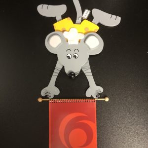 Notizblockhalter "Maus"