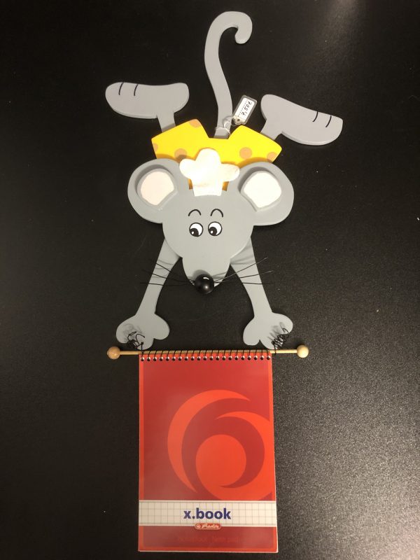 Notizblockhalter "Maus"