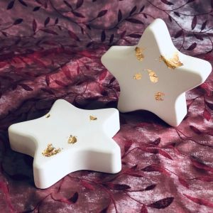 Raysin-Stern mittel mit Blattgold