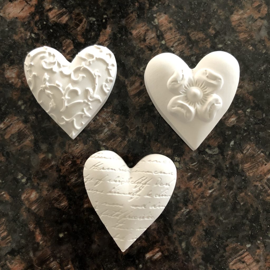 Ornament Herzen klein 3er Set